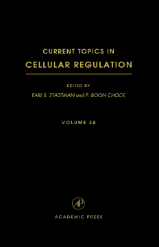 Current Topics in Cellular Regulation Current Topics in Cellular Regulation
