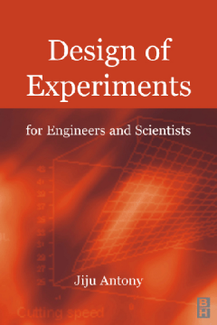 Design of Experiments for Engineers and Scientists Design of Experiments for Engineers and Scientists