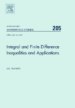 Integral and Finite Difference Inequalities and Applications Integral and Finite Difference Inequalities and Applications