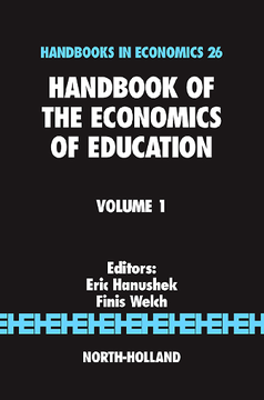Handbook of the Economics of Education Handbook of the Economics of Education