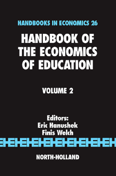 Handbook of the Economics of Education Handbook of the Economics of Education