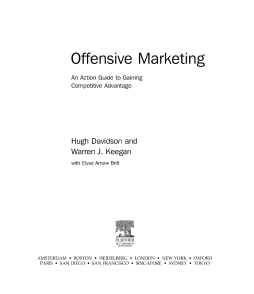 Offensive Marketing Offensive Marketing