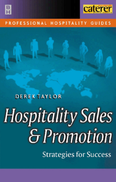 Hospitality Sales and Promotion Hospitality Sales and Promotion