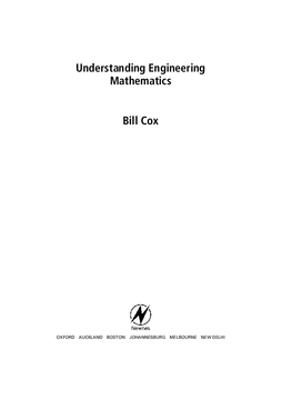 Understanding Engineering Mathematics