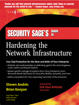 Security Sage's Guide to Hardening the Network Infrastructure Security Sage's Guide to Hardening the Network Infrastructure