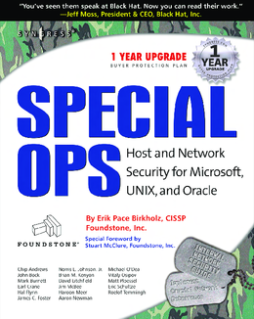 Special Ops: Host and Network Security for Microsoft Unix and Oracle Special Ops: Host and Network Security for Microsoft Unix and Oracle
