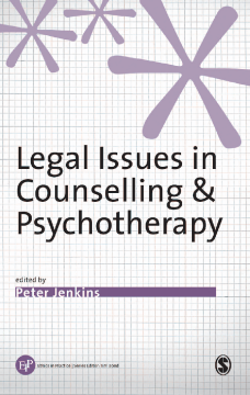 Legal Issues in Counselling & Psychotherapy Legal Issues in Counselling & Psychotherapy