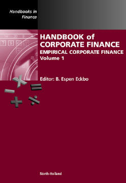 Handbook of Corporate Finance Handbook of Corporate Finance
