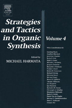 Strategies and Tactics in Organic Synthesis Strategies and Tactics in Organic Synthesis