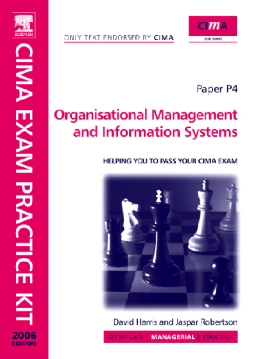 CIMA Exam Practice Kit Organisational Management and Information Systems CIMA Exam Practice Kit Organisational Management and Information Systems