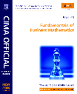 CIMA Learning System Fundamentals of Business Maths CIMA Learning System Fundamentals of Business Maths