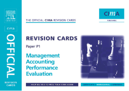 CIMA Revision Cards Management Accounting Performance Evaluation CIMA Revision Cards Management Accounting Performance Evaluation