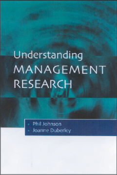 Understanding Management Research:An Introduction to Epistemology