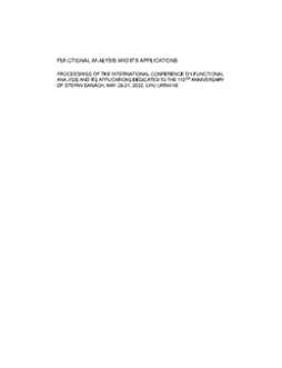 Functional Analysis and its Applications Functional Analysis and its Applications