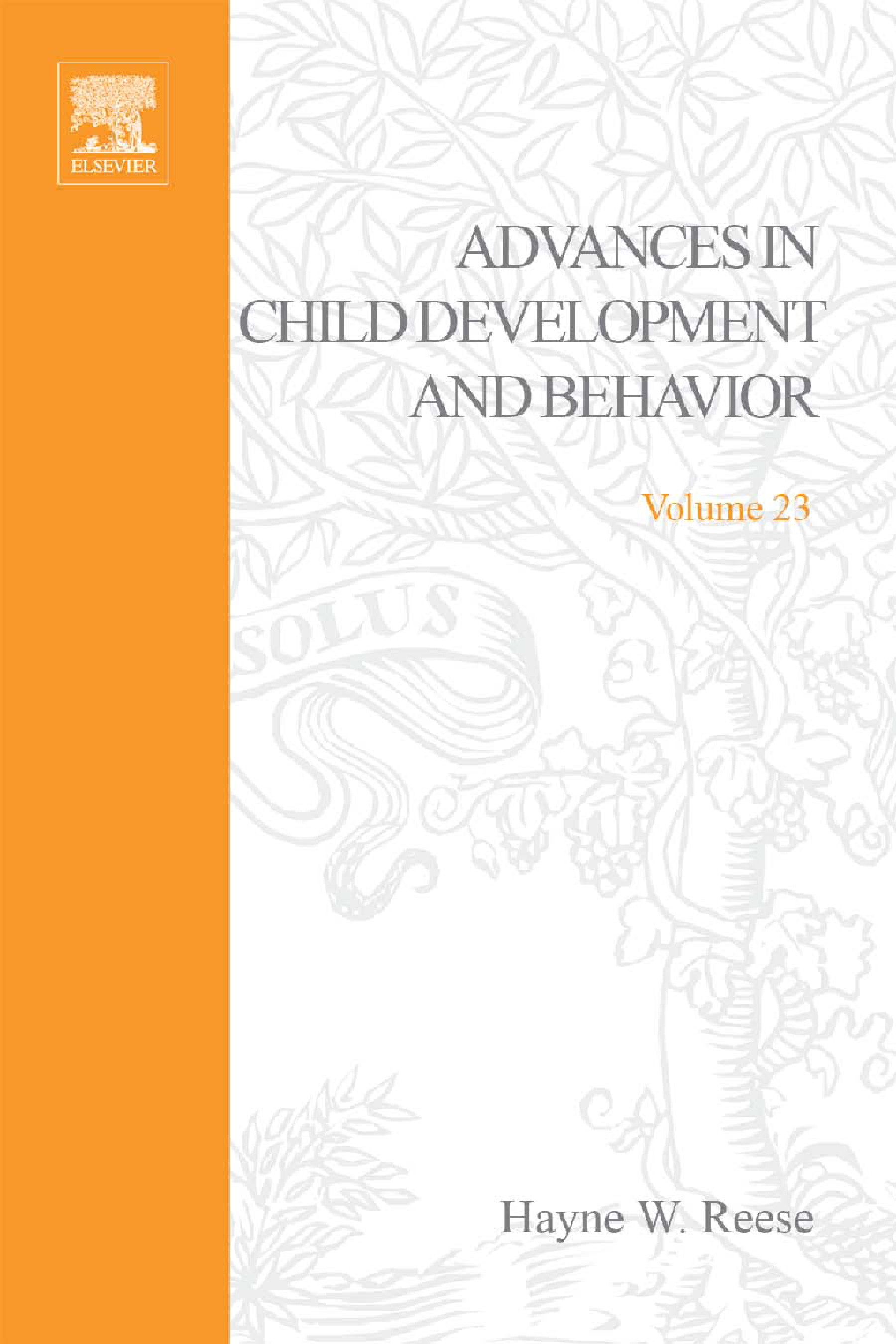 Advances in Child Development and Behavior