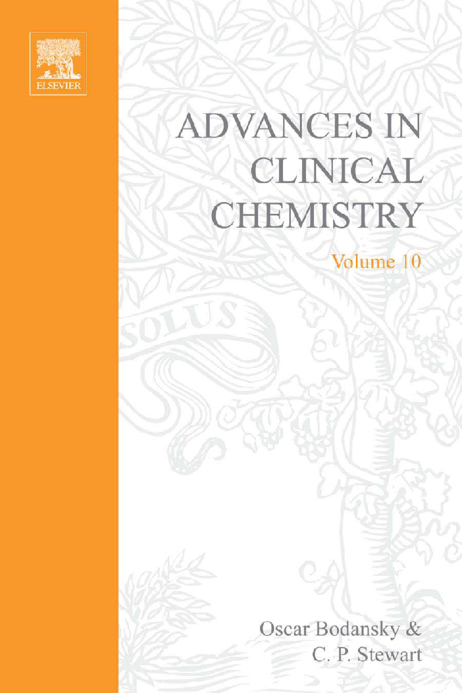 Advances in Clinical Chemistry