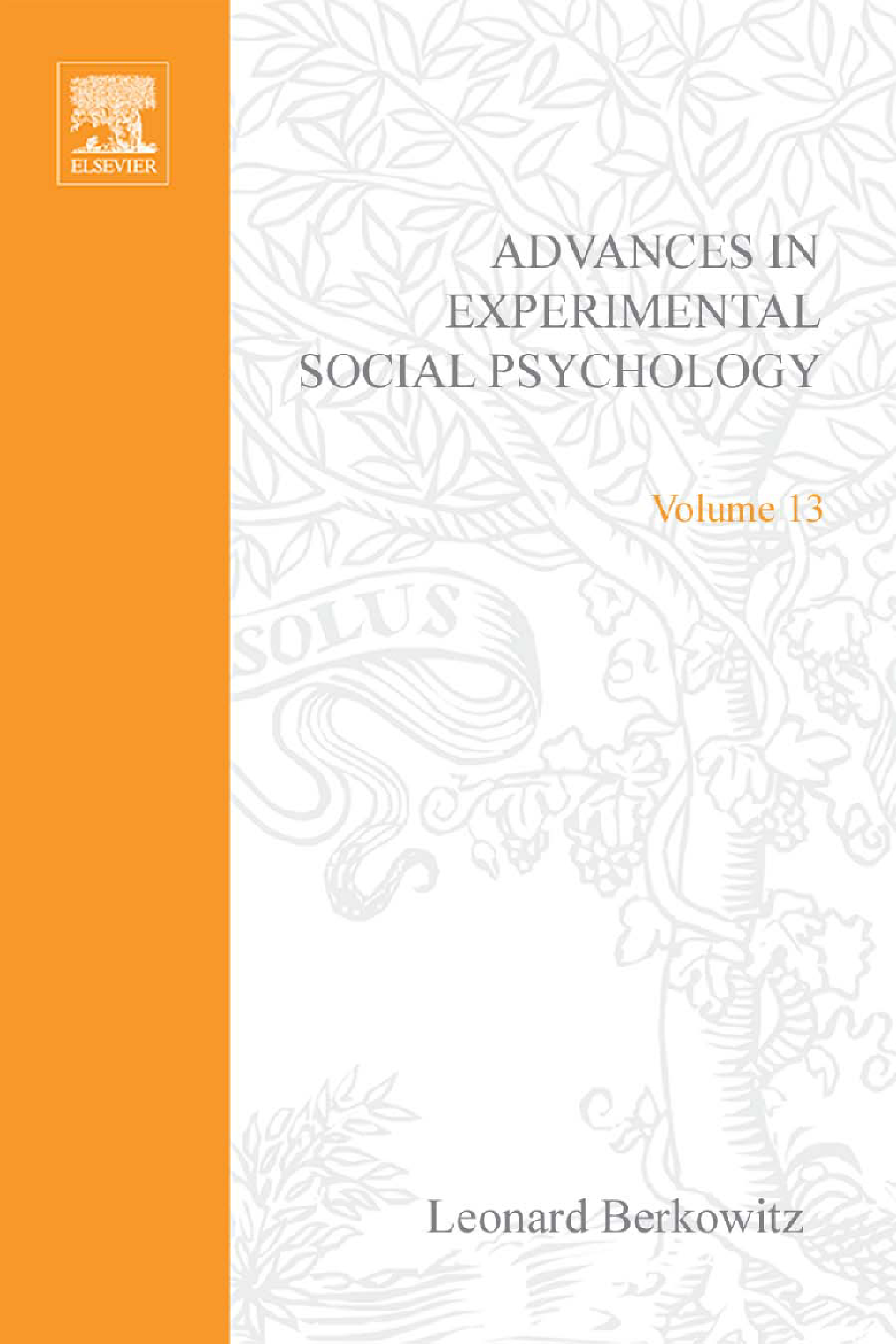 Advances in Experimental Social Psychology