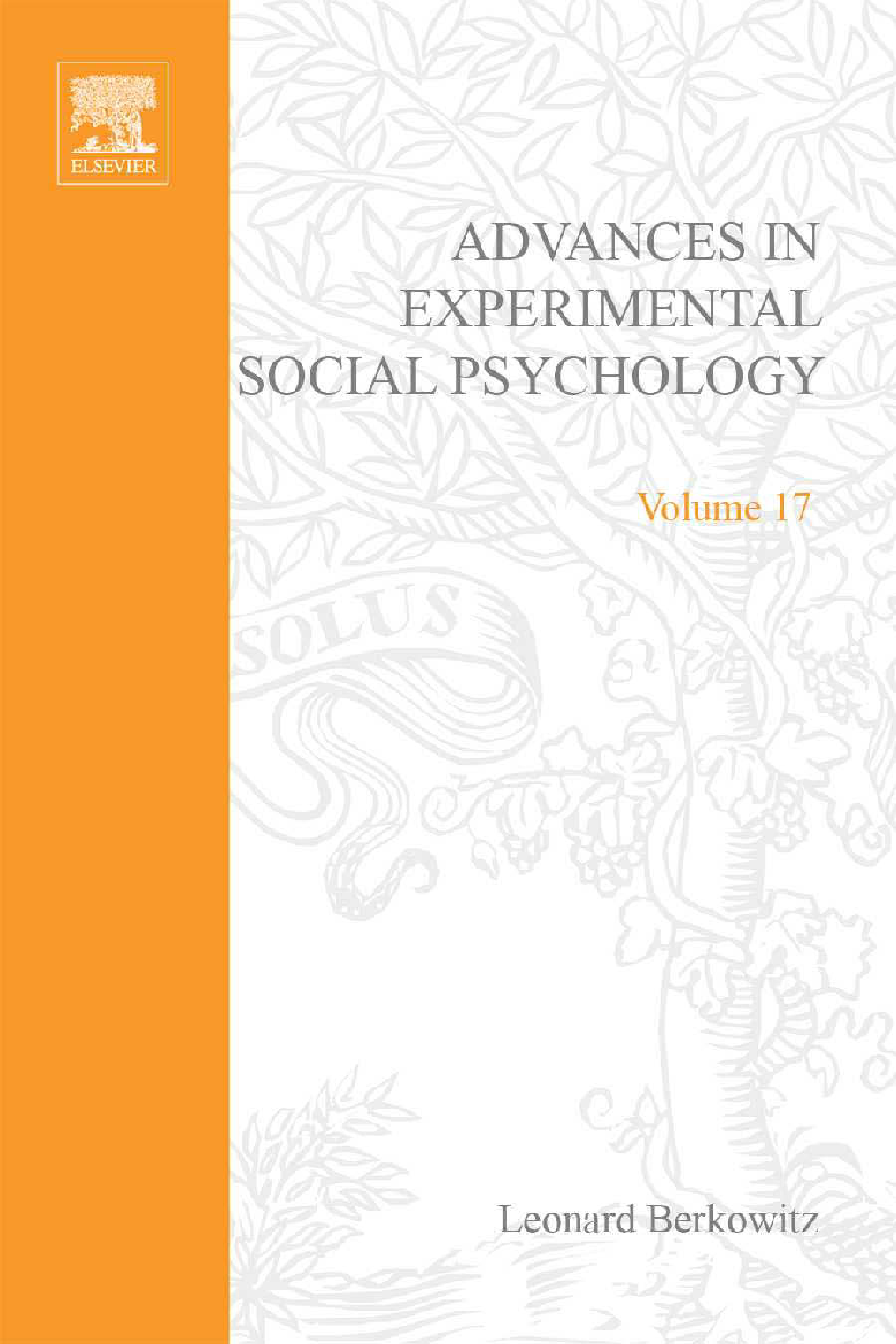 Advances in Experimental Social Psychology