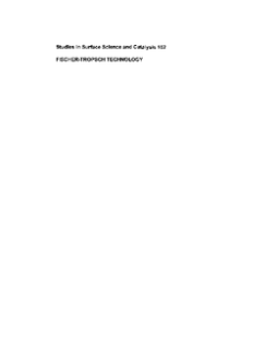 Fischer-Tropsch Technology Fischer-Tropsch Technology