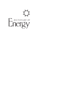 Dictionary of Energy