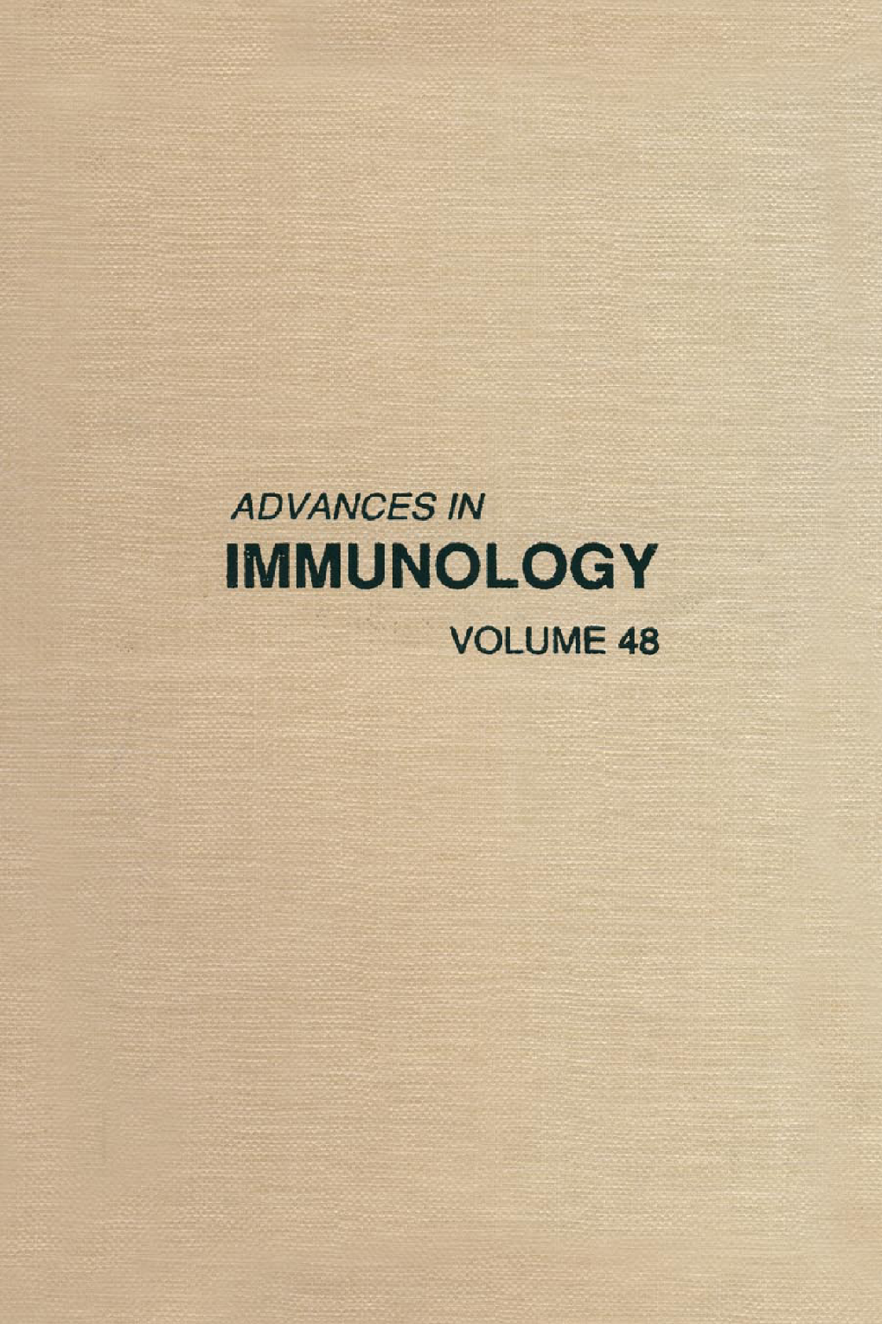 Advances in Immunology