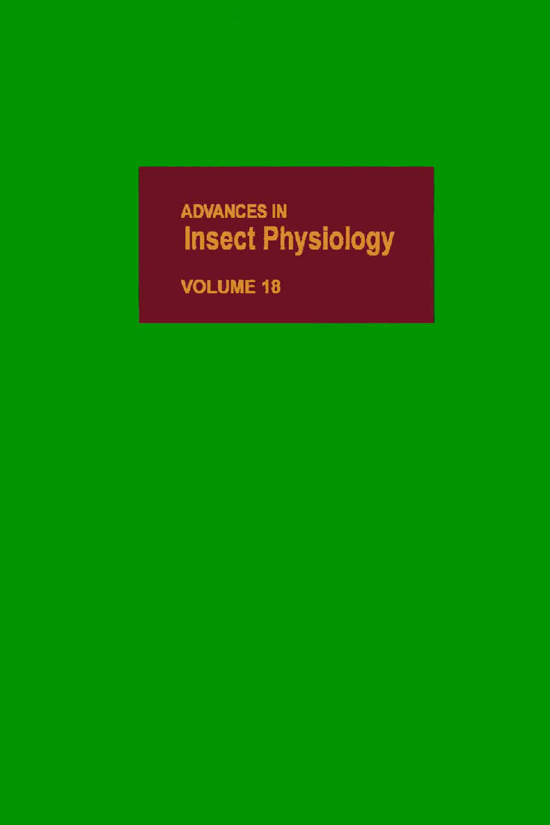 Advances in Insect Physiology