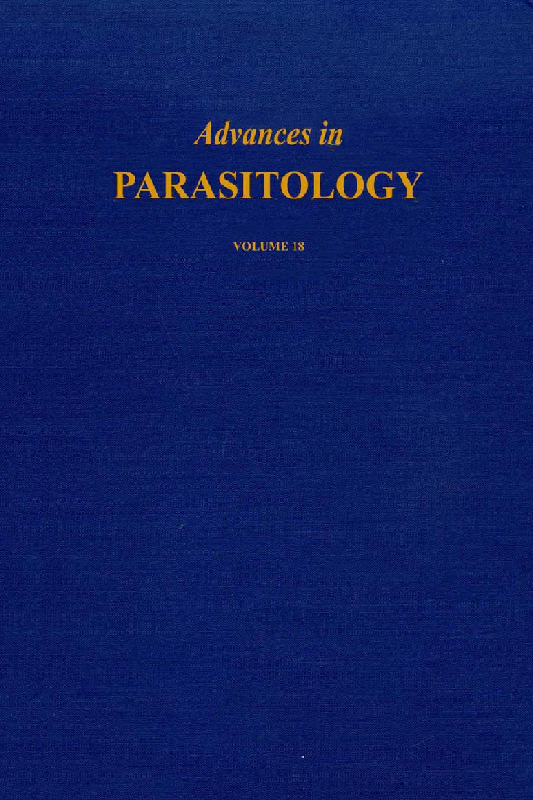 Advances in Parasitology