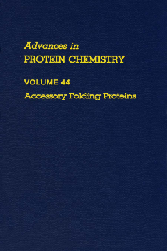 Advances in Protein Chemistry Advances in Protein Chemistry