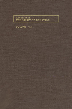 Advances in the Study of Behavior Advances in the Study of Behavior