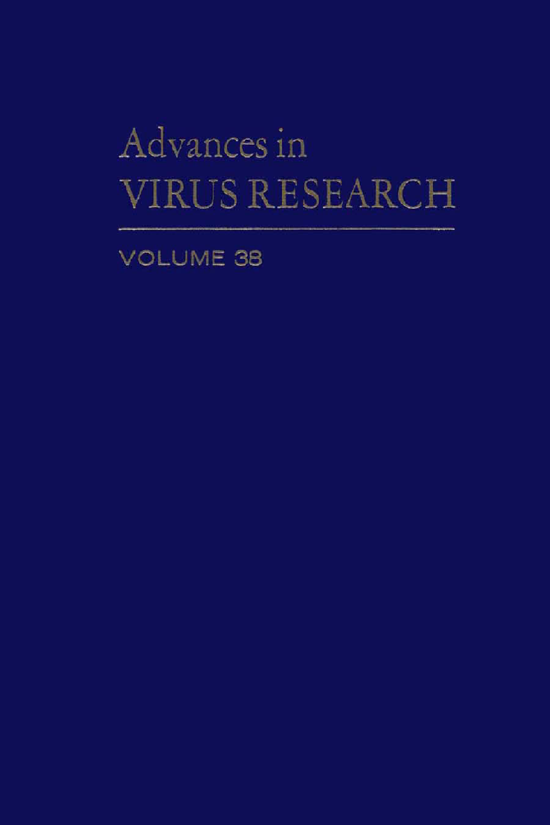 Advances in Virus Research