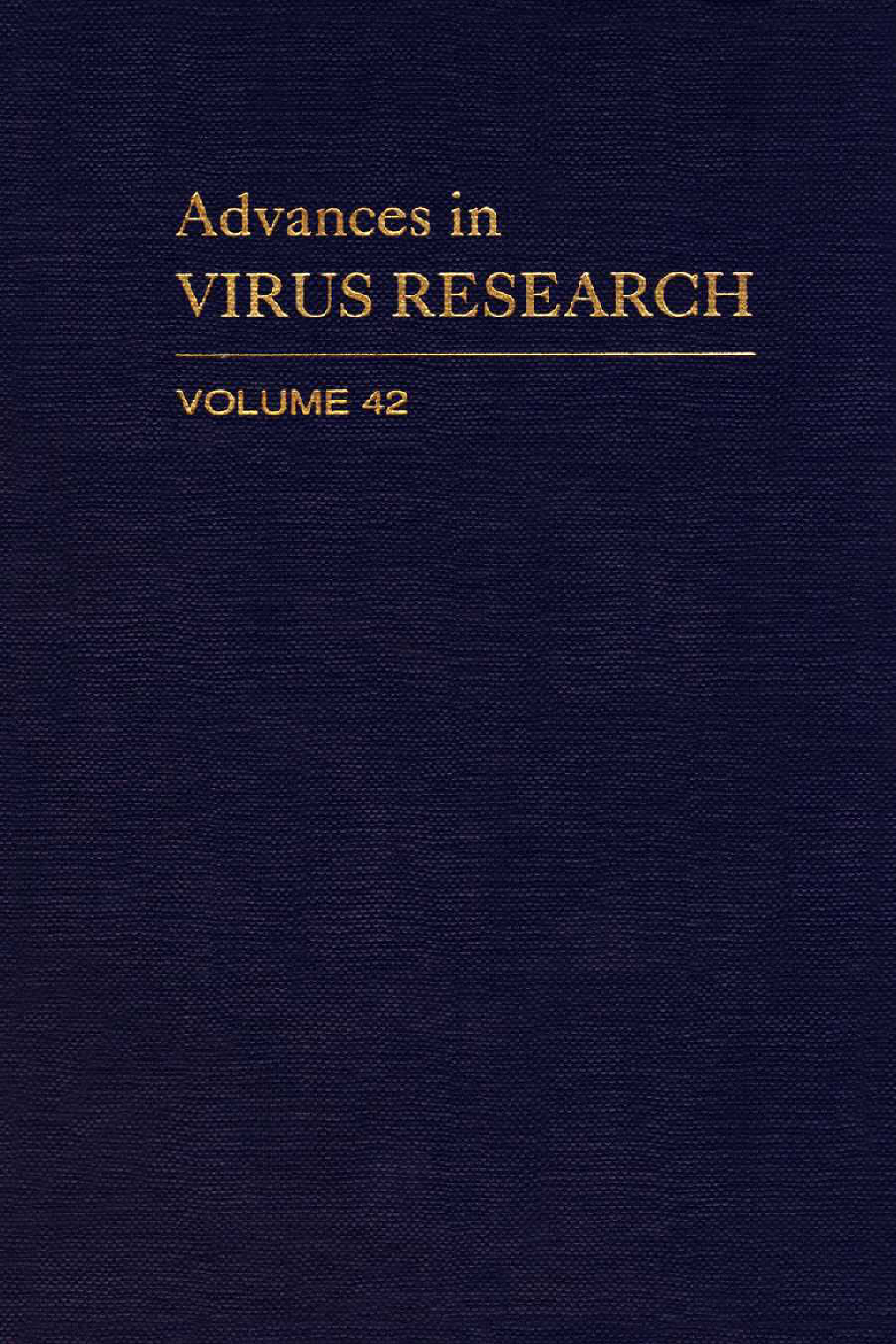 Advances in Virus Research