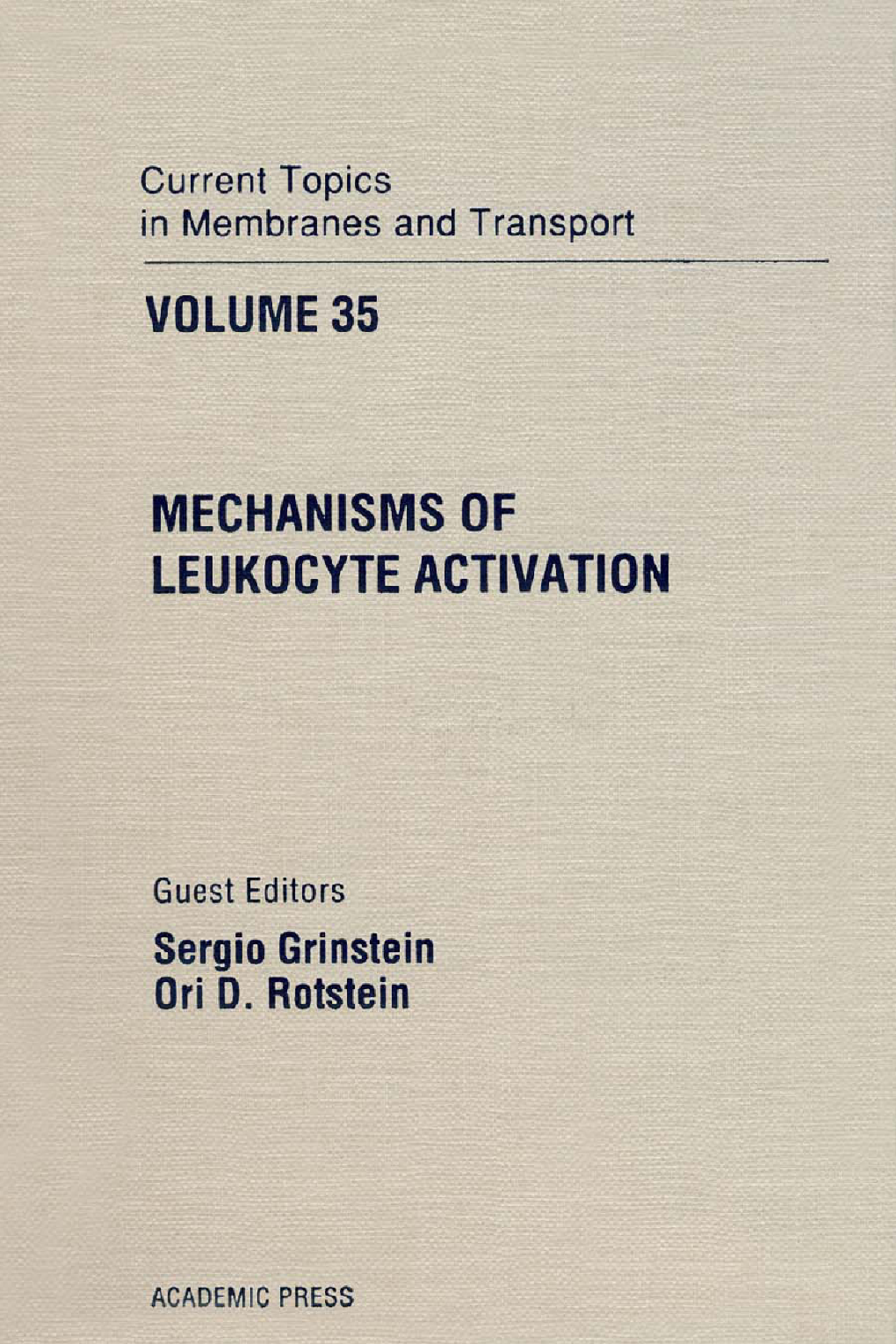 Current Topics in Membranes and Transport
