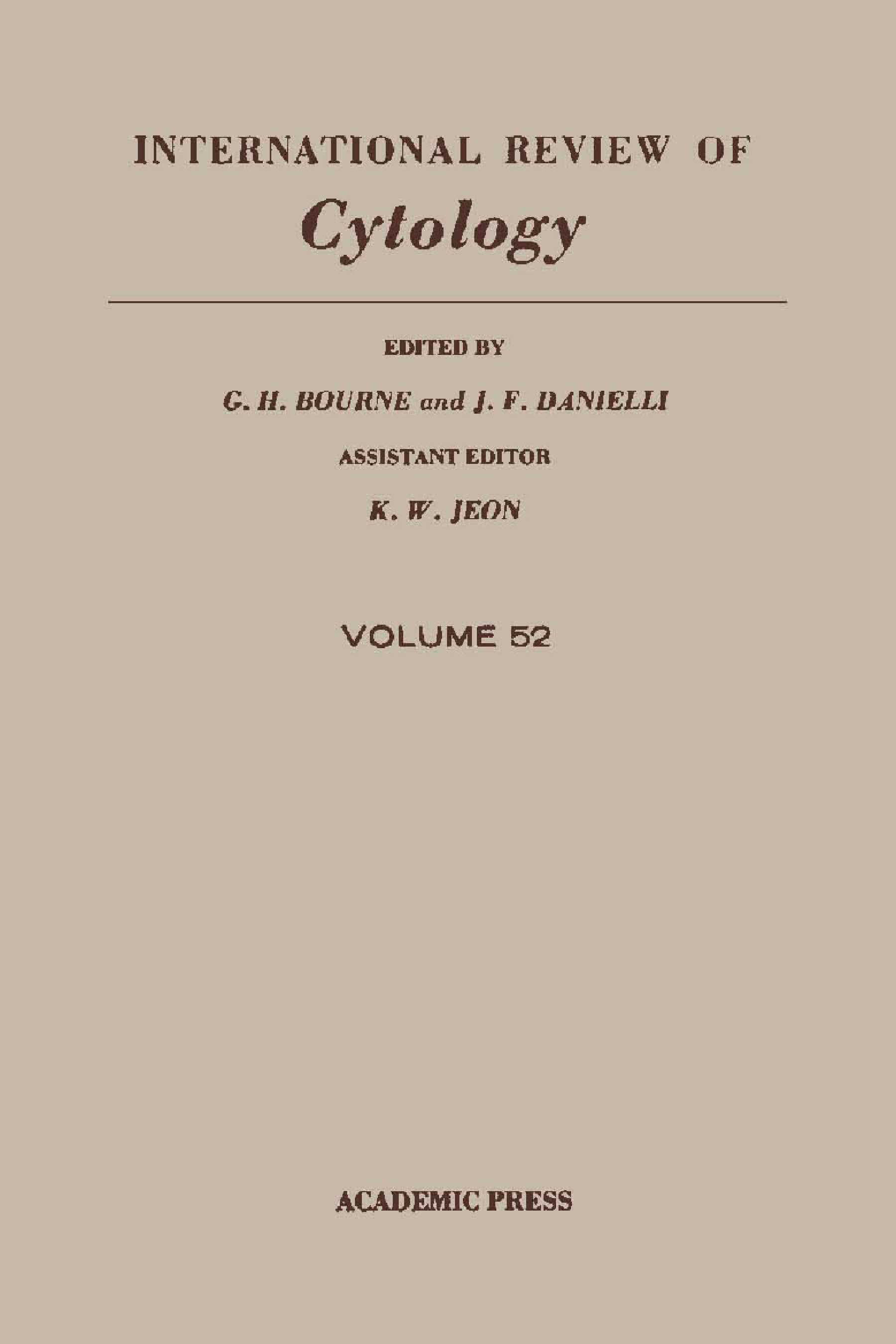 International Review of Cytology