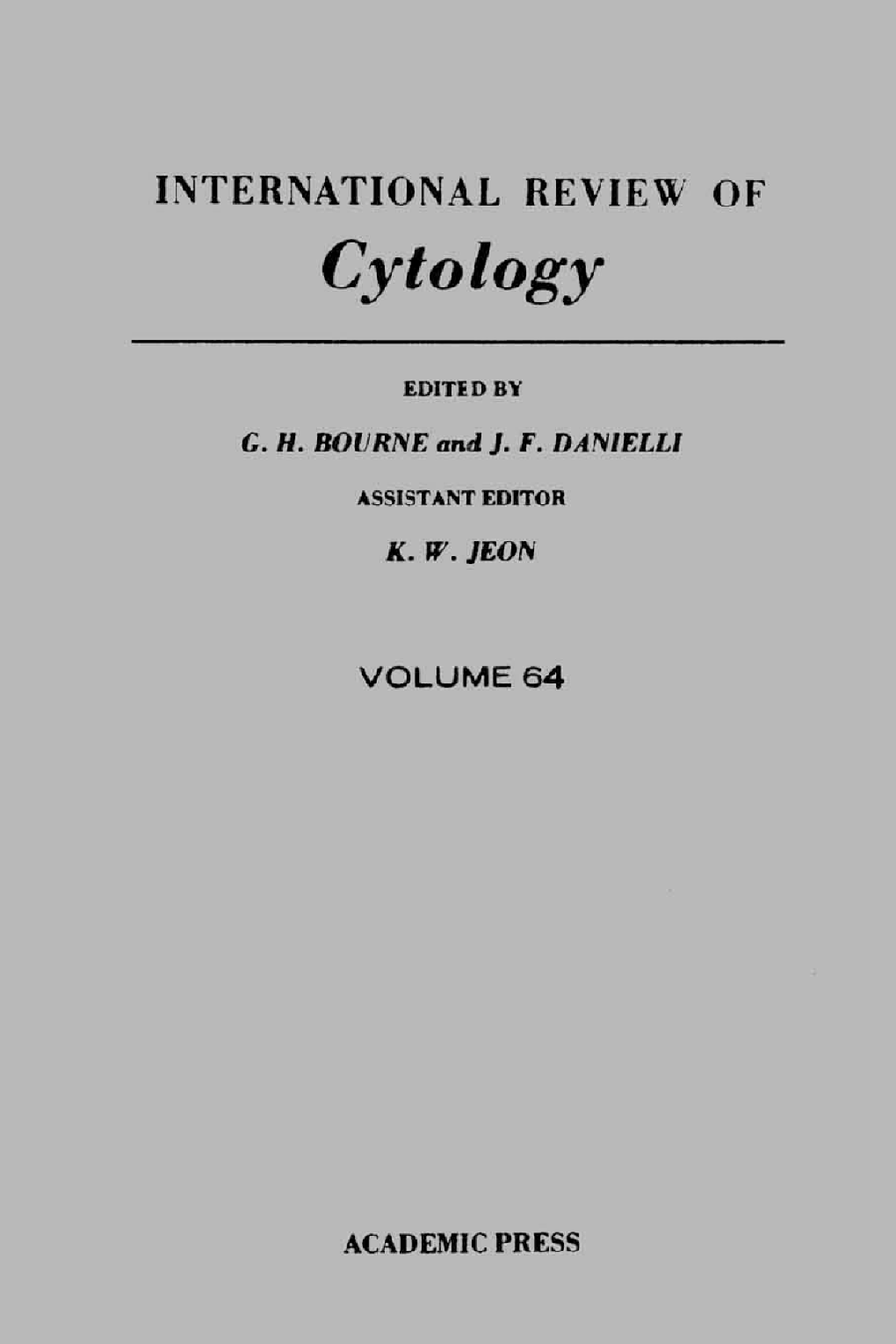 International Review of Cytology