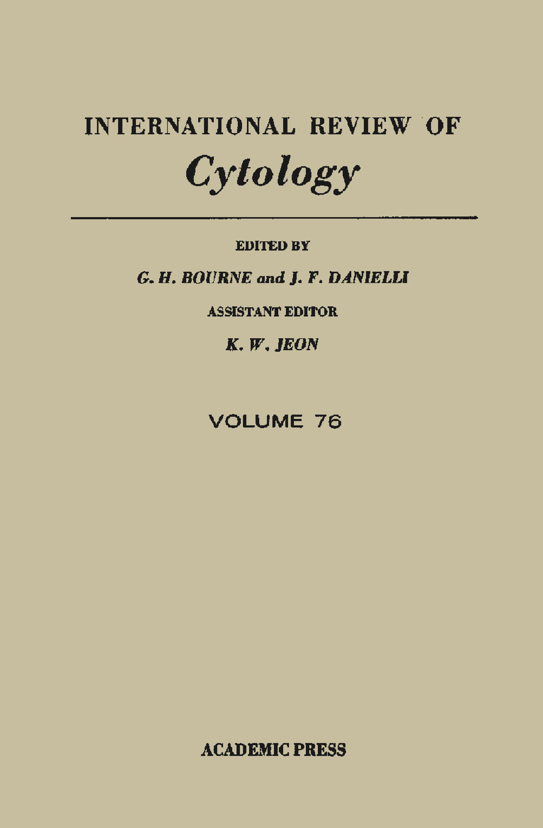 International Review of Cytology