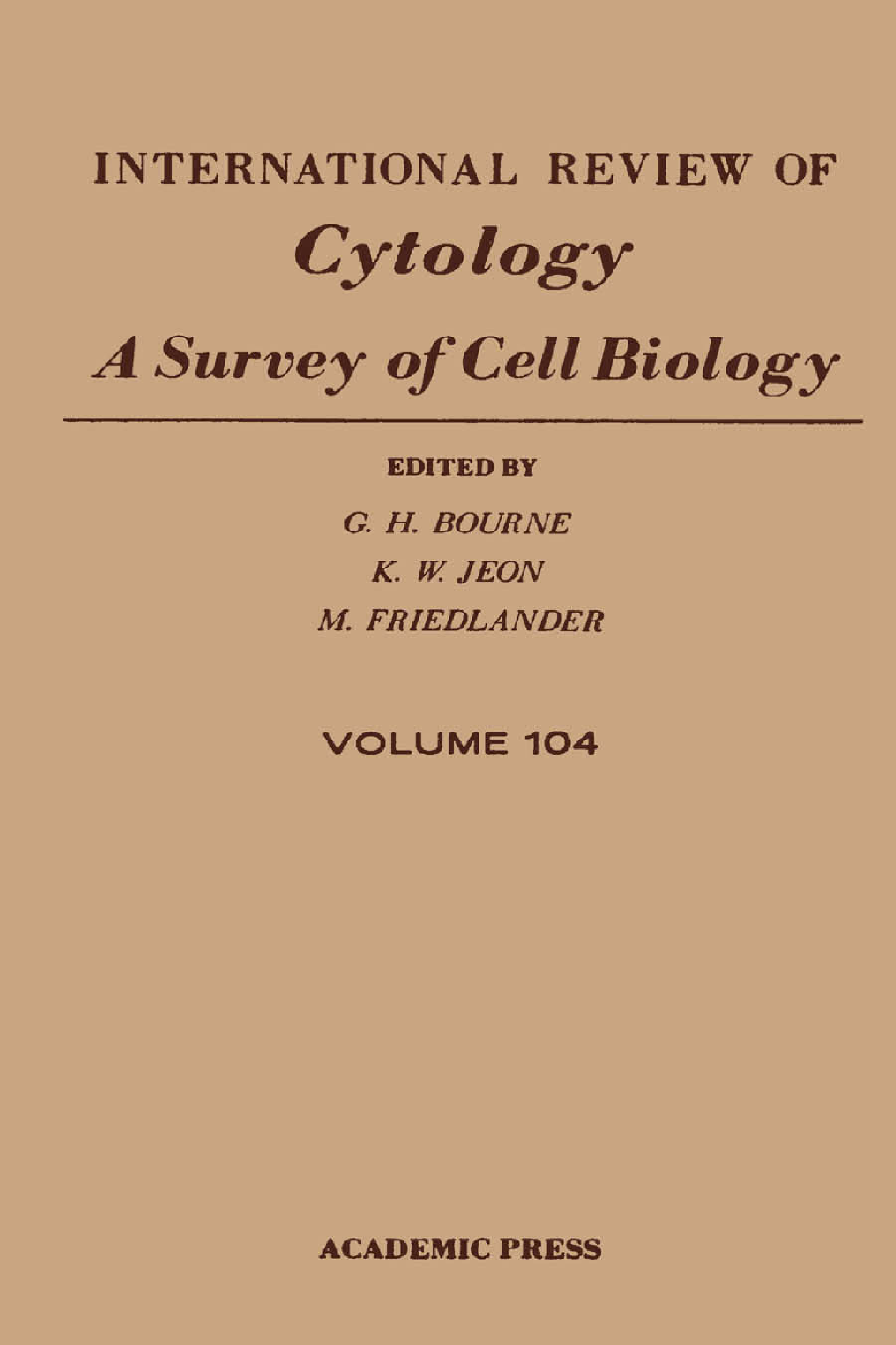 International Review of Cytology