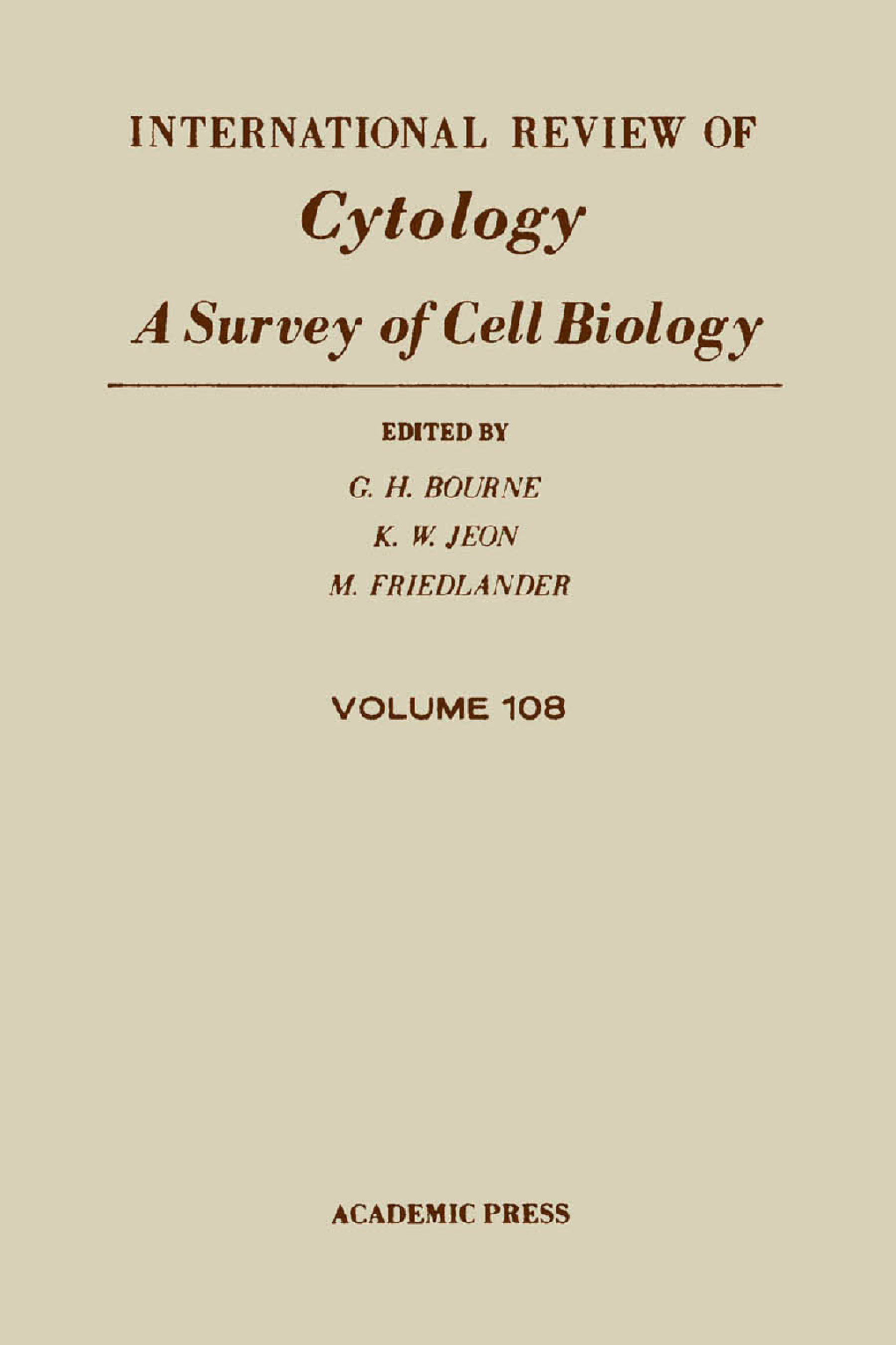 International Review of Cytology