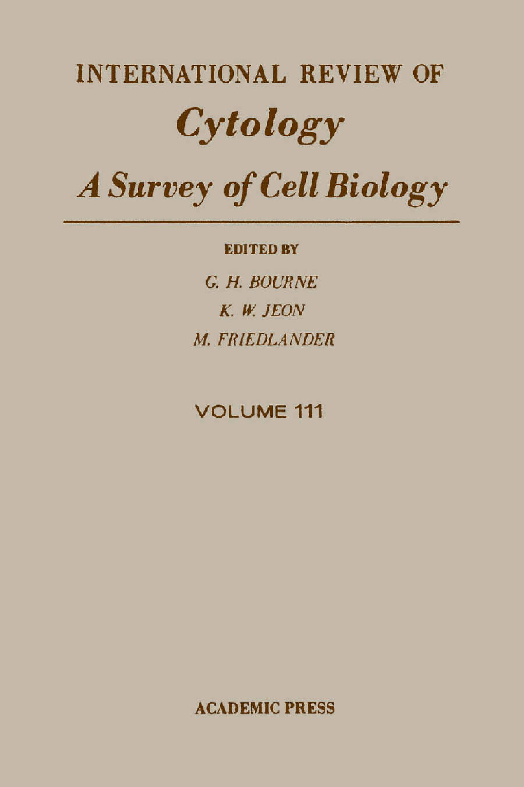 International Review of Cytology