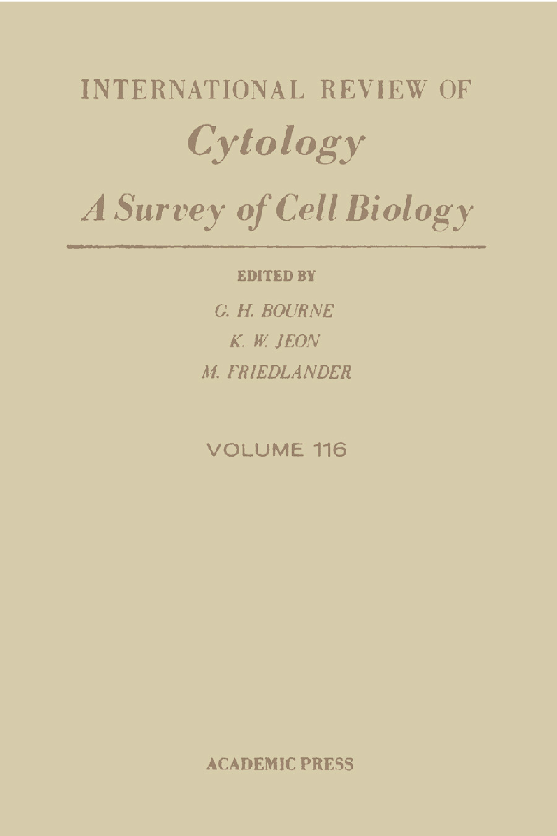 International Review of Cytology