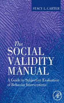 The Social Validity Manual The Social Validity Manual