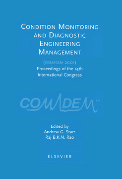 Condition Monitoring and Diagnostic Engineering Management Condition Monitoring and Diagnostic Engineering Management