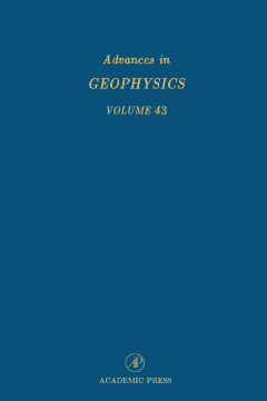 Advances in Geophysics Advances in Geophysics