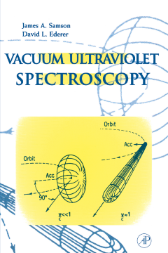 Vacuum Ultraviolet Spectroscopy Vacuum Ultraviolet Spectroscopy