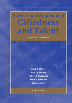 International Handbook of Giftedness and Talent International Handbook of Giftedness and Talent