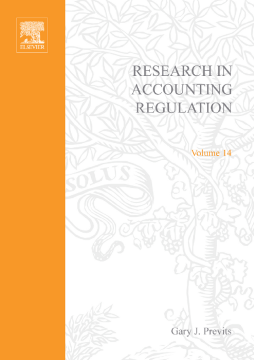 Research in Accounting Regulation Research in Accounting Regulation
