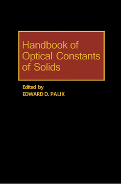 Handbook of Optical Constants of Solids