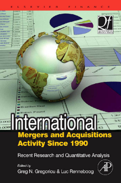 International Mergers and Acquisitions Activity Since 1990 International Mergers and Acquisitions Activity Since 1990