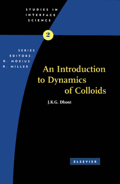 An Introduction to Dynamics of Colloids An Introduction to Dynamics of Colloids