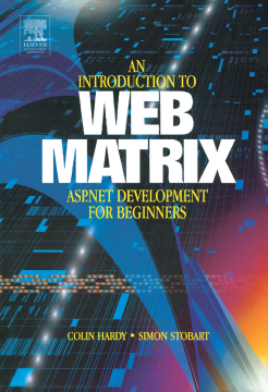 Introduction to Web Matrix Introduction to Web Matrix