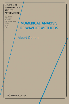 Numerical Analysis of Wavelet Methods Numerical Analysis of Wavelet Methods